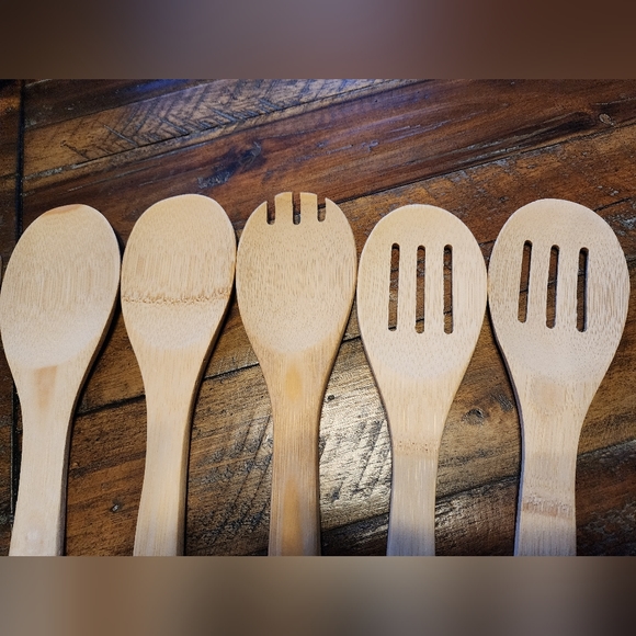 Bamboo Cooking Utensils Set - Picture 5 of 11